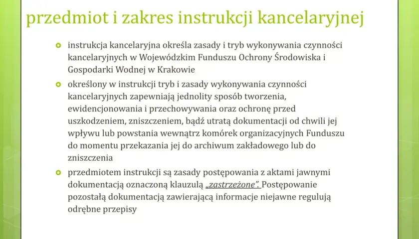 Instrukcja kancelaryjna: Co to jest? Kto musi mieć i dlaczego?